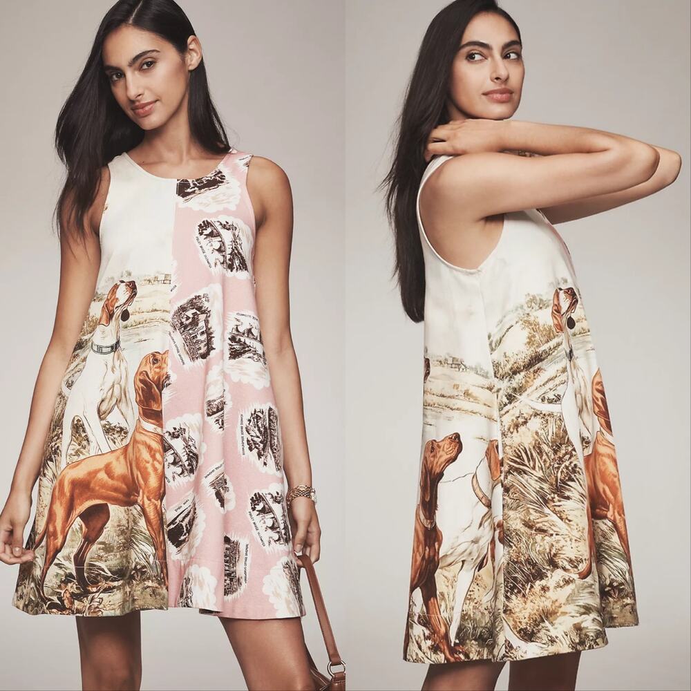 Anthropologie Maeve Keiko Mini Dress